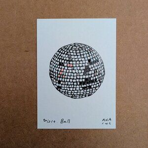 Ana Inciardi Mini Print - Disco Ball